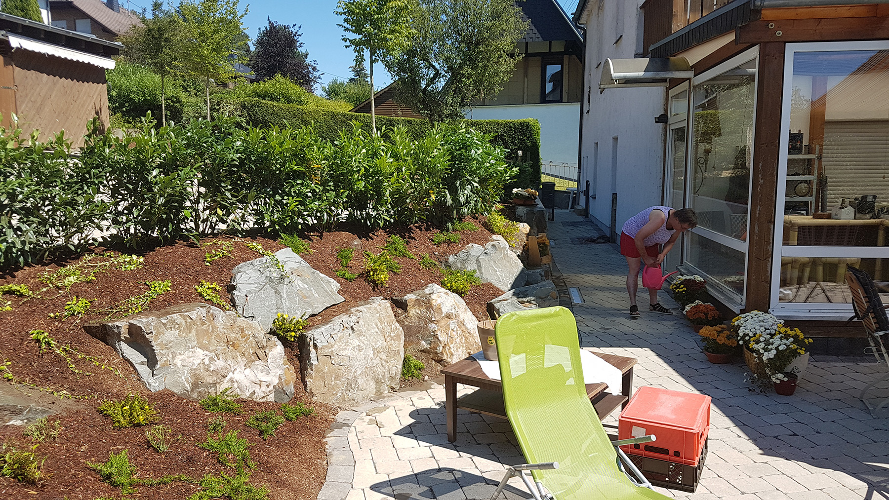 Rahrbach: teilmöblierte 50m² DG Wohnung ab sofort WARM zu vermieten!